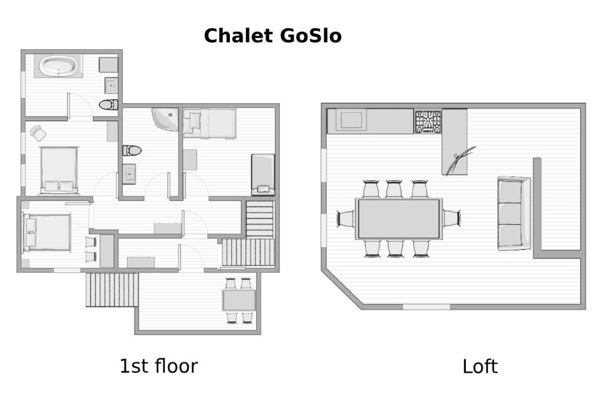 Chalet Goslo Srpenica Exterior foto